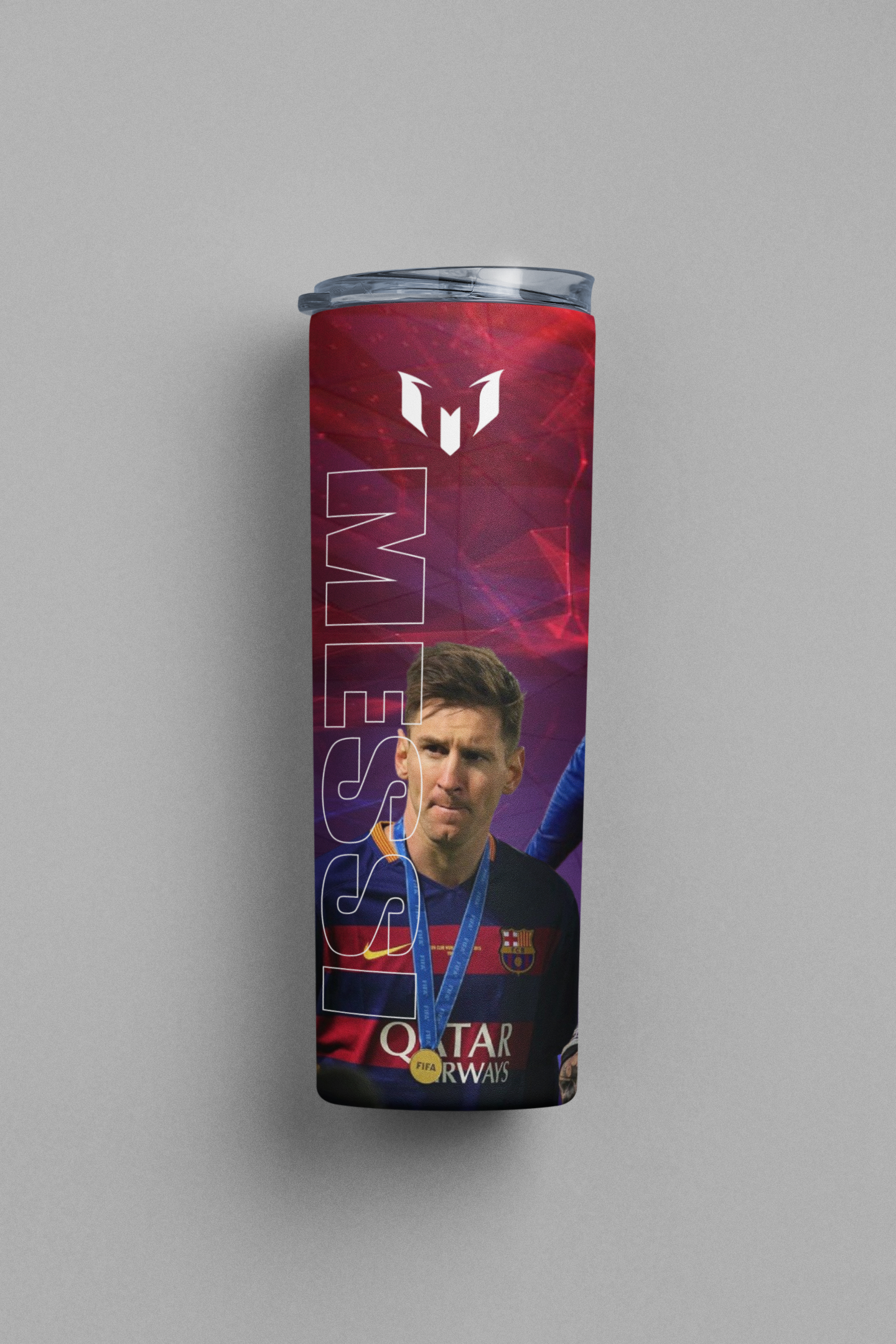 Messi (red) tumbler