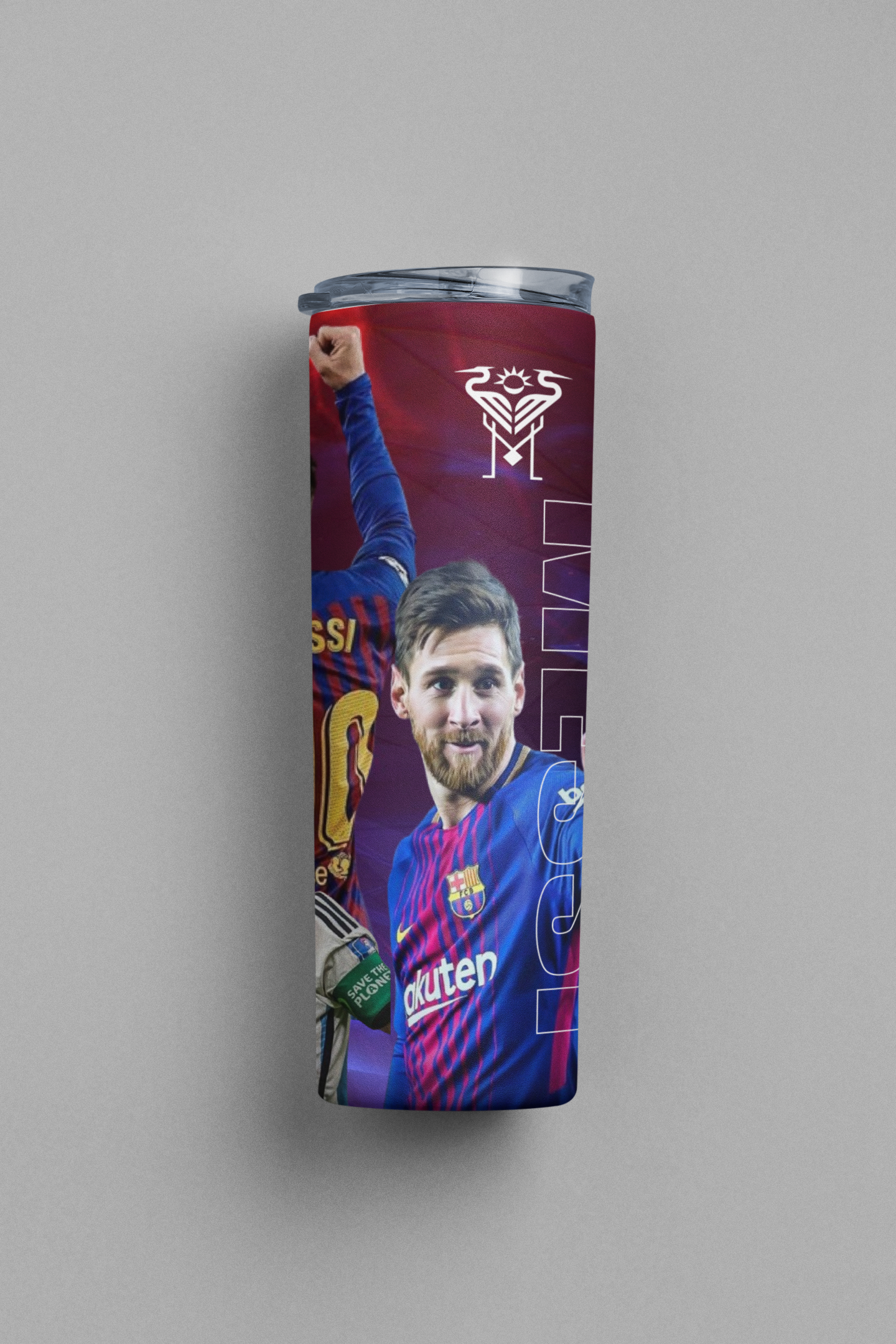 Messi (red) tumbler