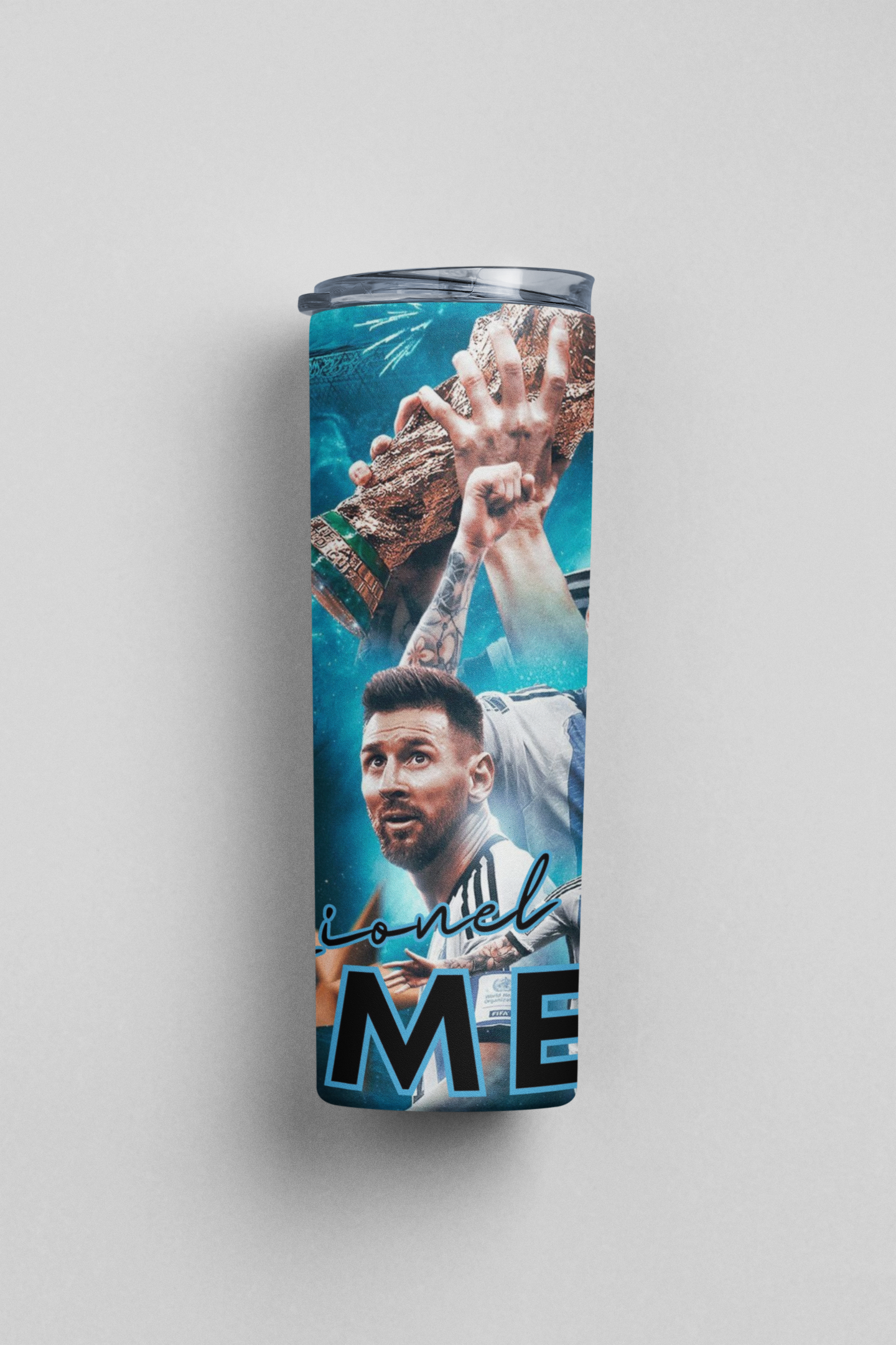 Messi (blue) tumbler